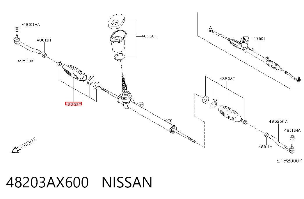 48203AX600 Nissan/Infiniti
