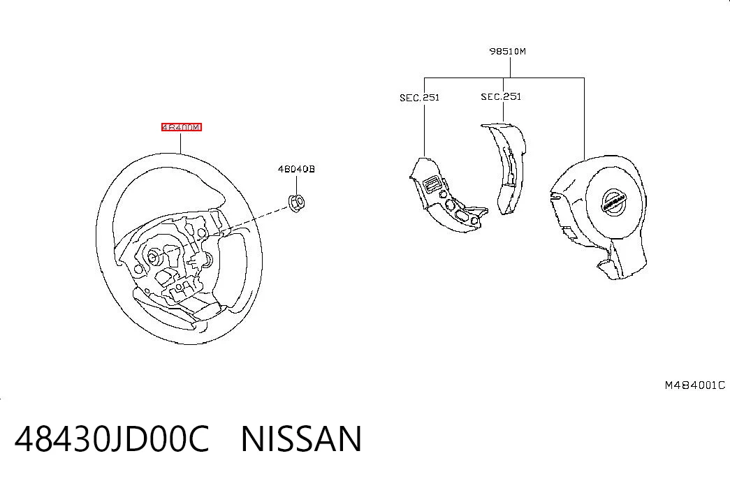 Nissan Qashqai I Direksiyon simidi