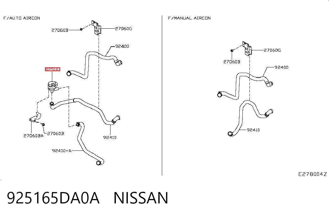 925165DA0A Nissan/Infiniti