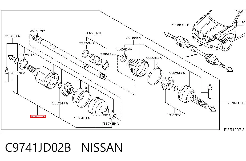 C9741JD02B Nissan/Infiniti