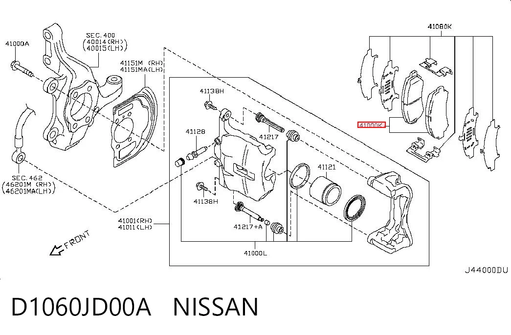 Nissan Qashqai I Fren balatası