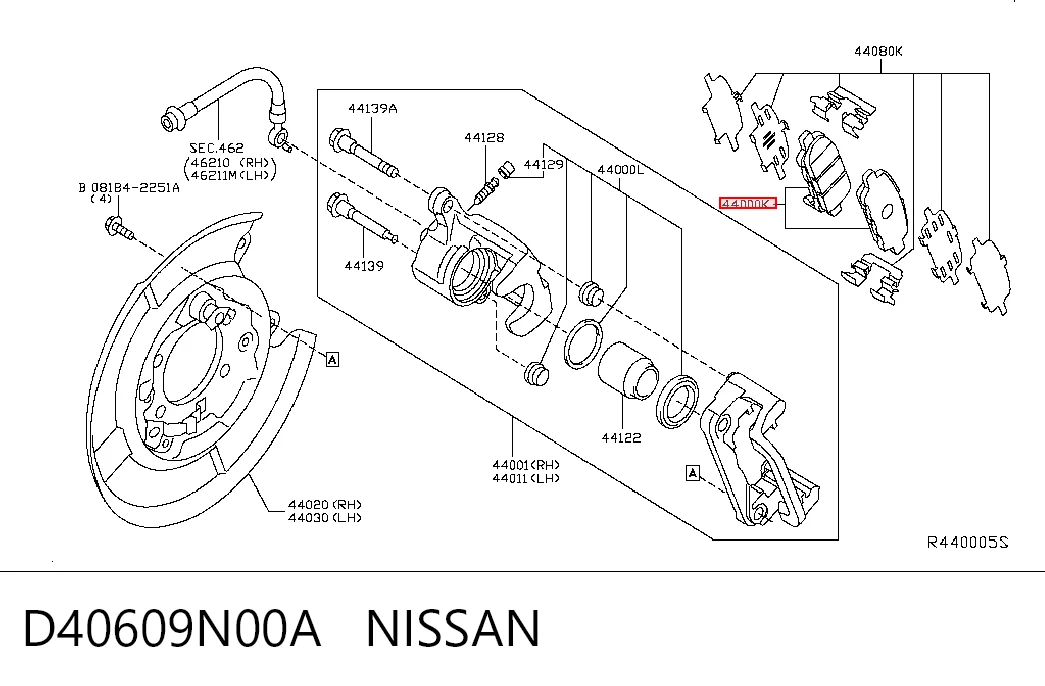 Nissan Qashqai I Arka fren balatası Türkiye fiyatı