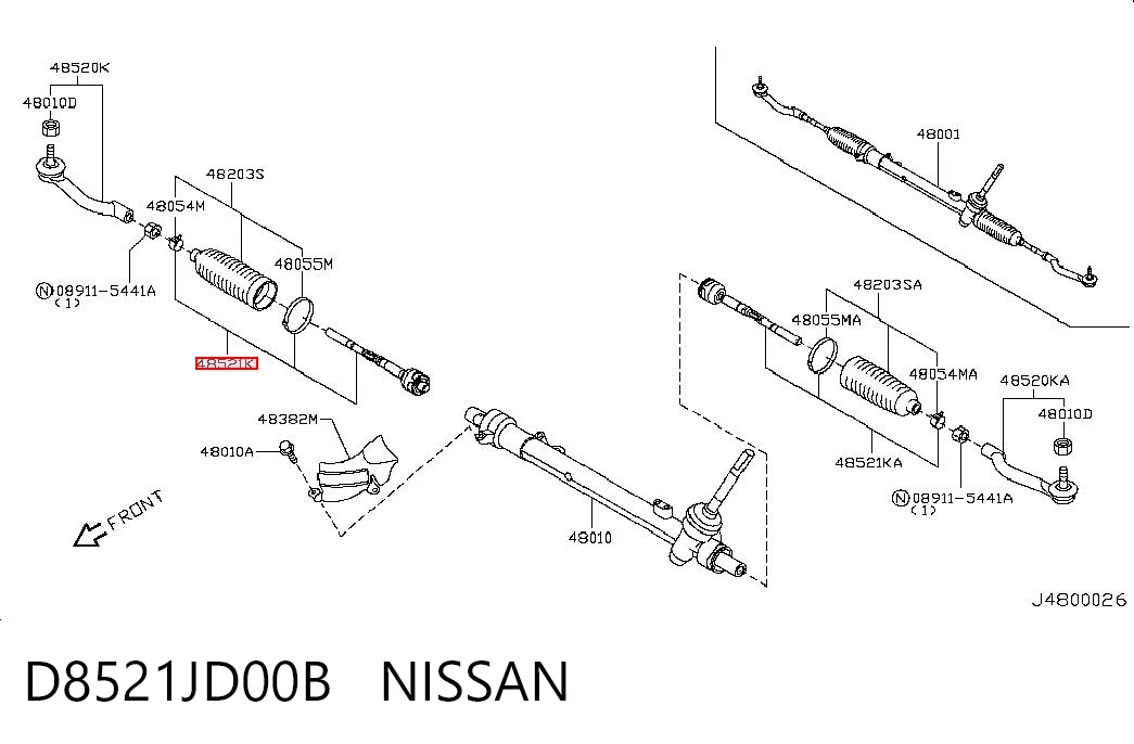 Nissan Qashqai I Rot kolu Türkiye fiyatı