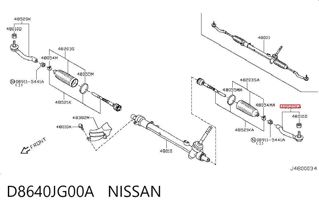 Nissan Qashqai I Rot başı