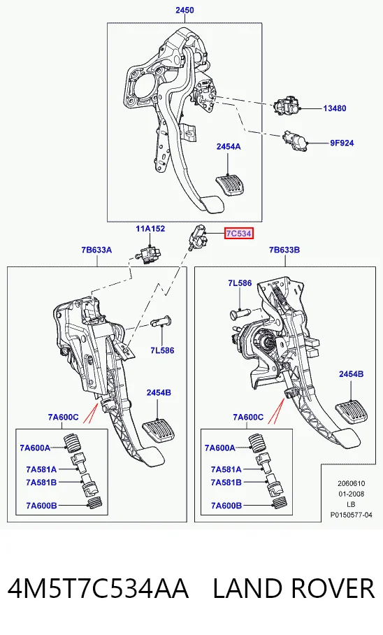 4M5T7C534AA Land Rover