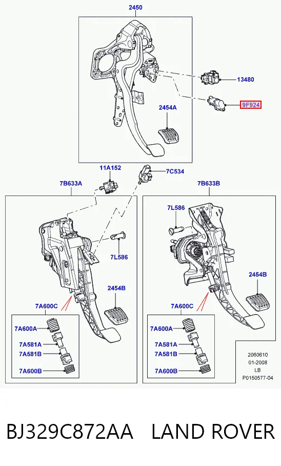 Ford Transit  Fren Pedal Müşürü