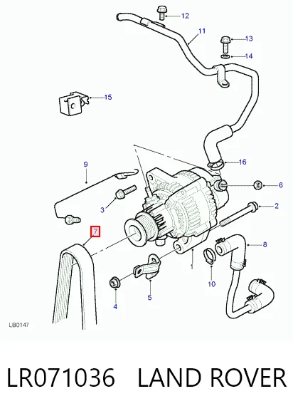 Opel Corsa  (2006 - 2015) Aksesuar tahrik kayışı 