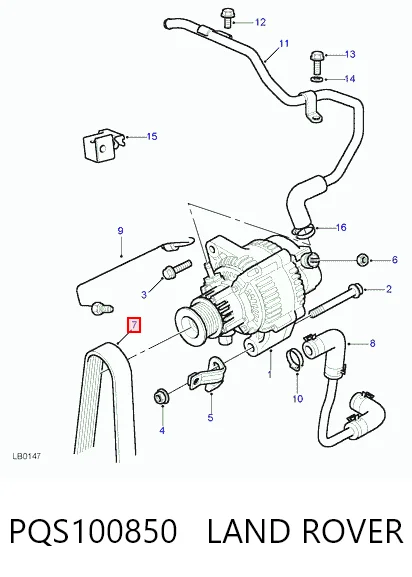 Ford Connect  Aksesuar kayışı
