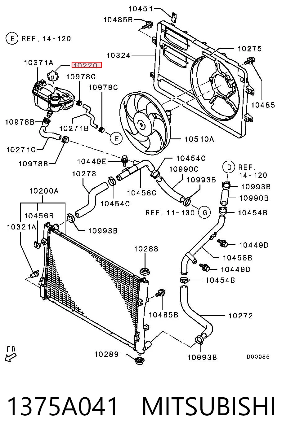 1375A041 Mitsubishi