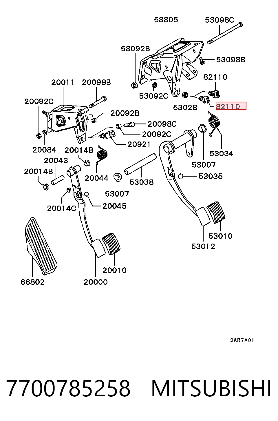 7700785258 Mitsubishi