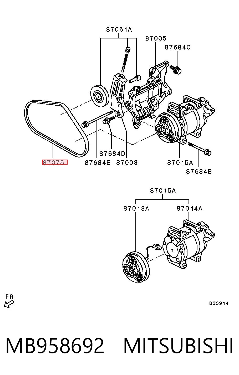 MB958692 Mitsubishi
