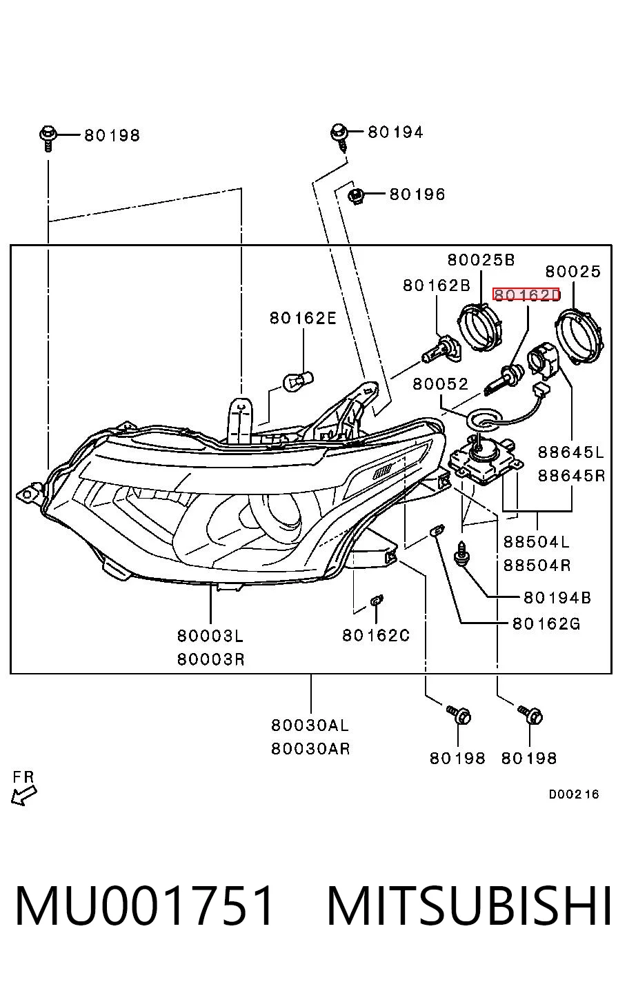 MU001751 Mitsubishi