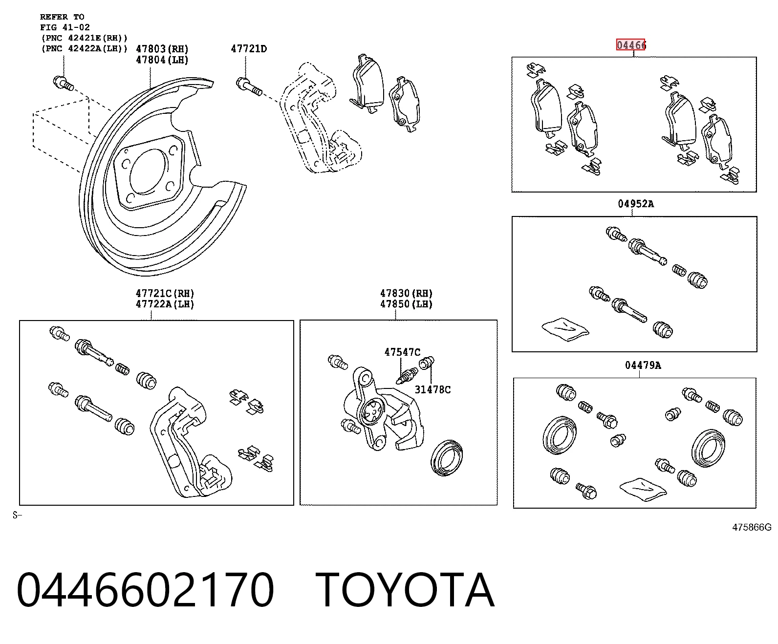 Toyota Corolla Arka fren balatası