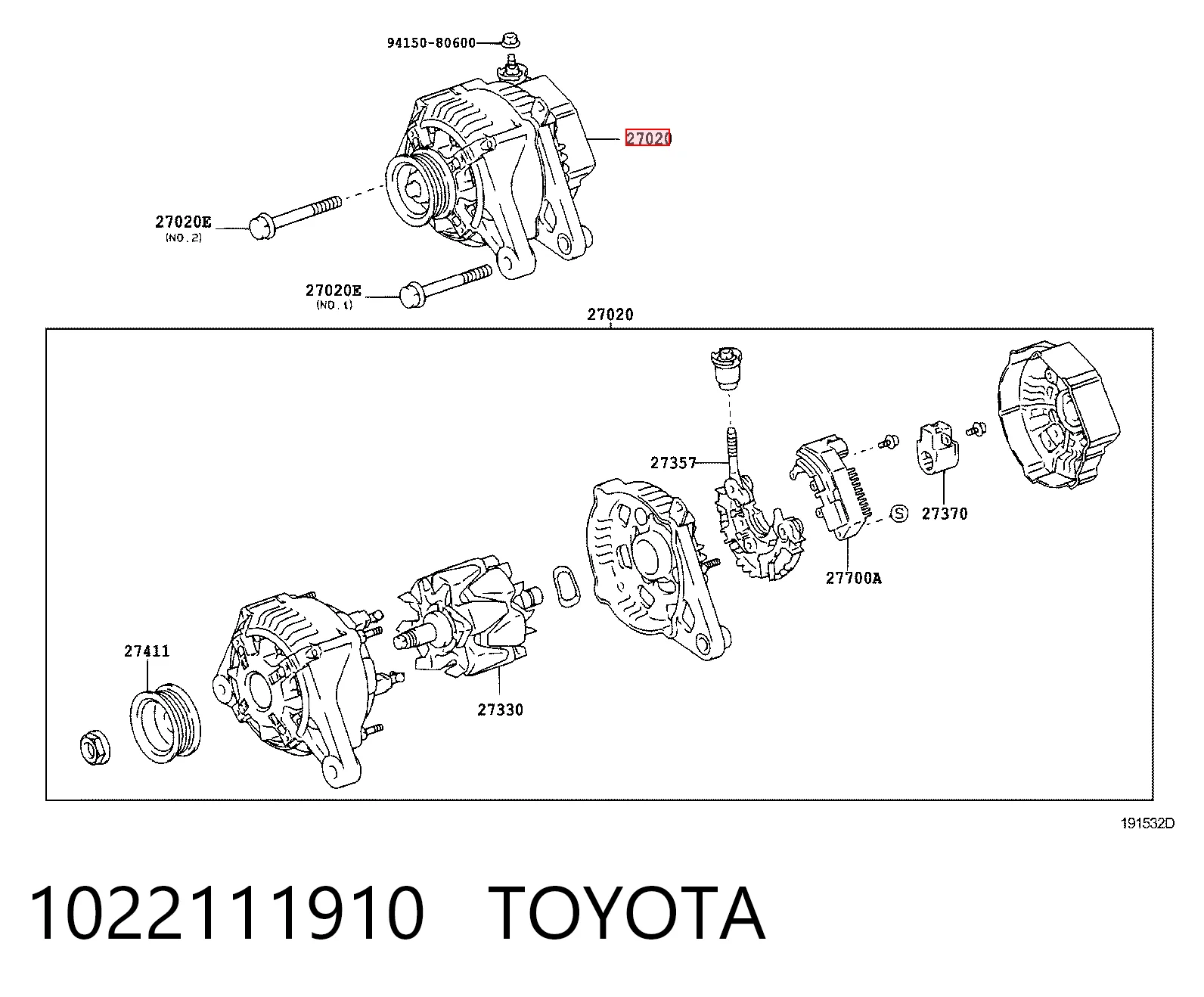 Corolla  Alternatör