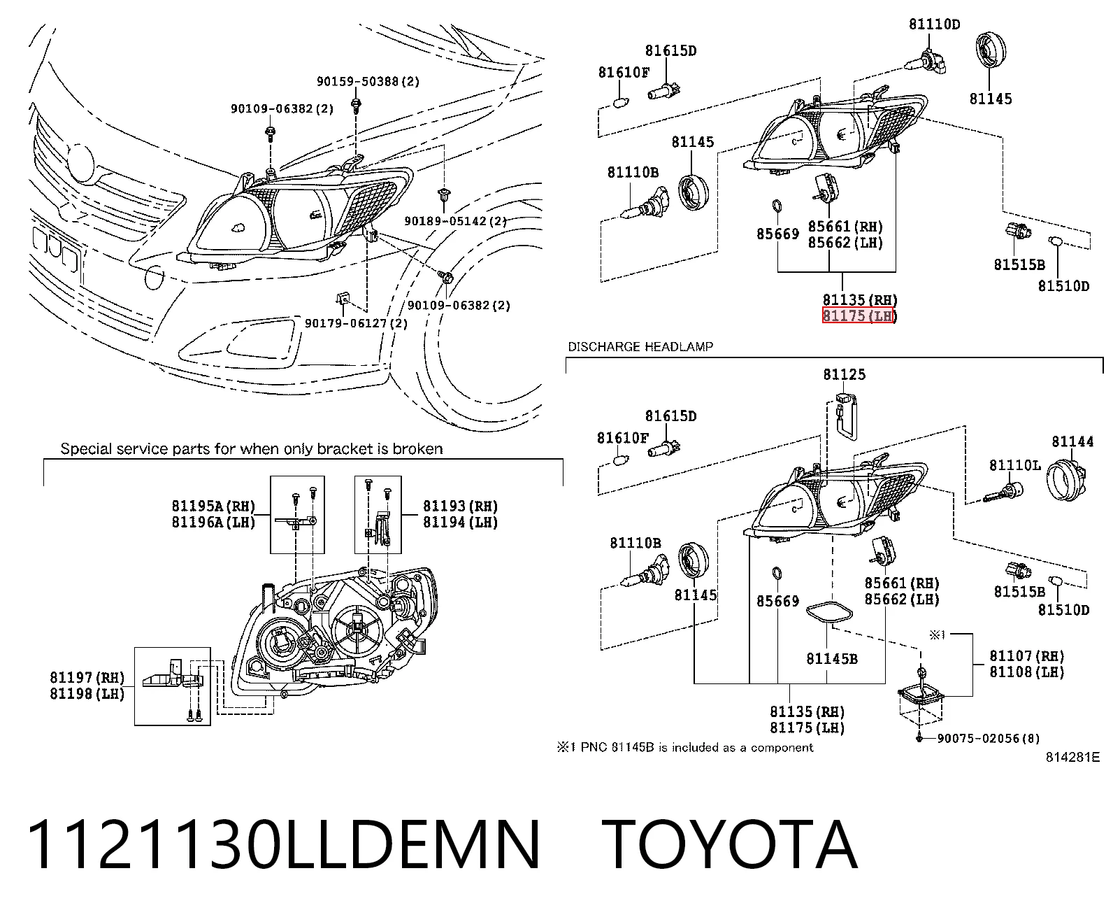 Toyota Corolla Sol ön far