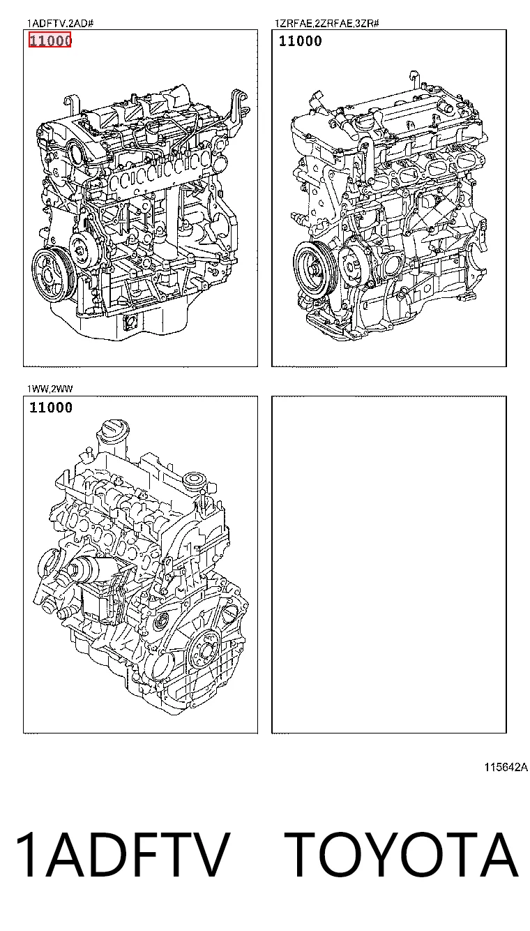 Toyota Corolla  (2006 - 2014) Motor komple çıkma