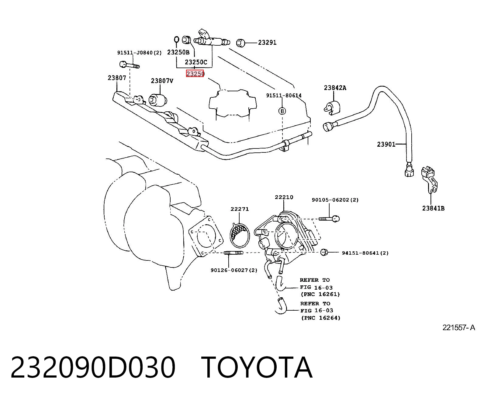 Toyota Corolla  (2006 - 2014) Yakıt enjektörü fiyatı