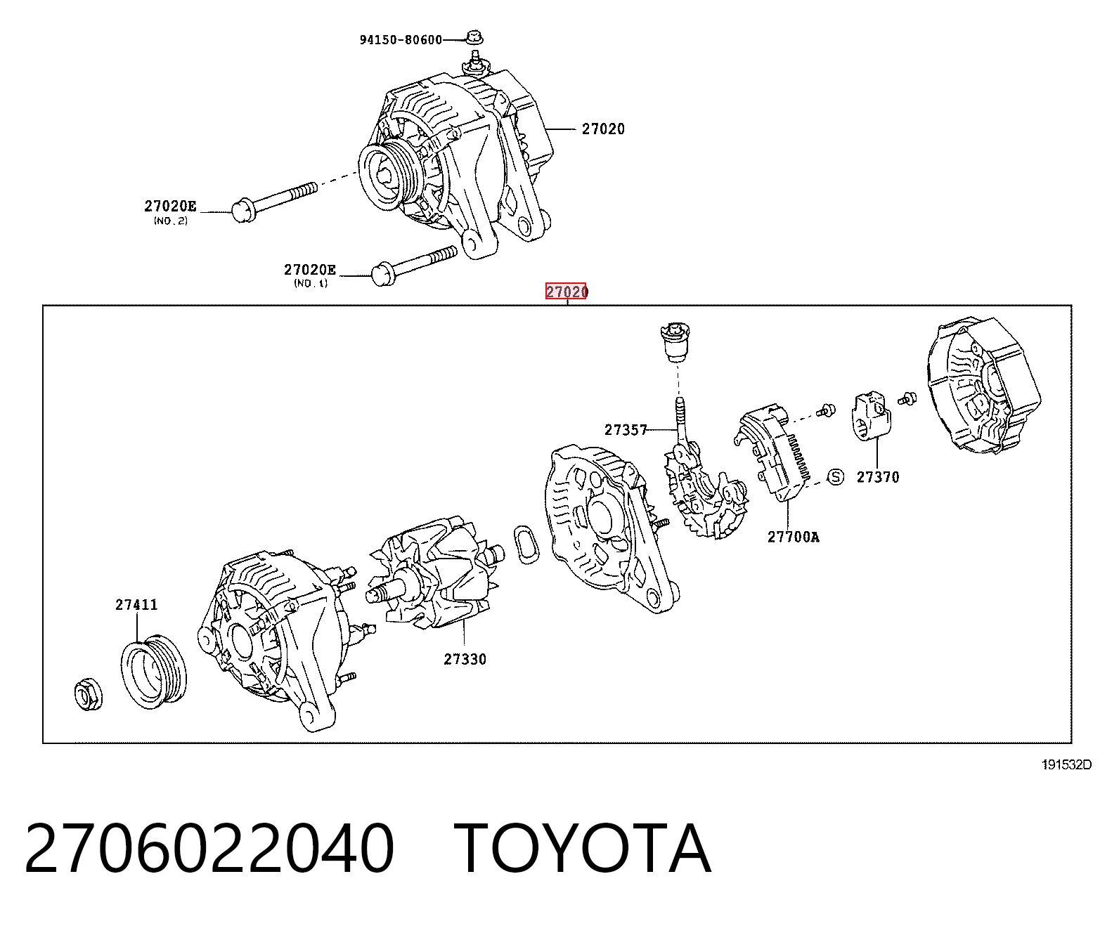 Corolla  Alternatör