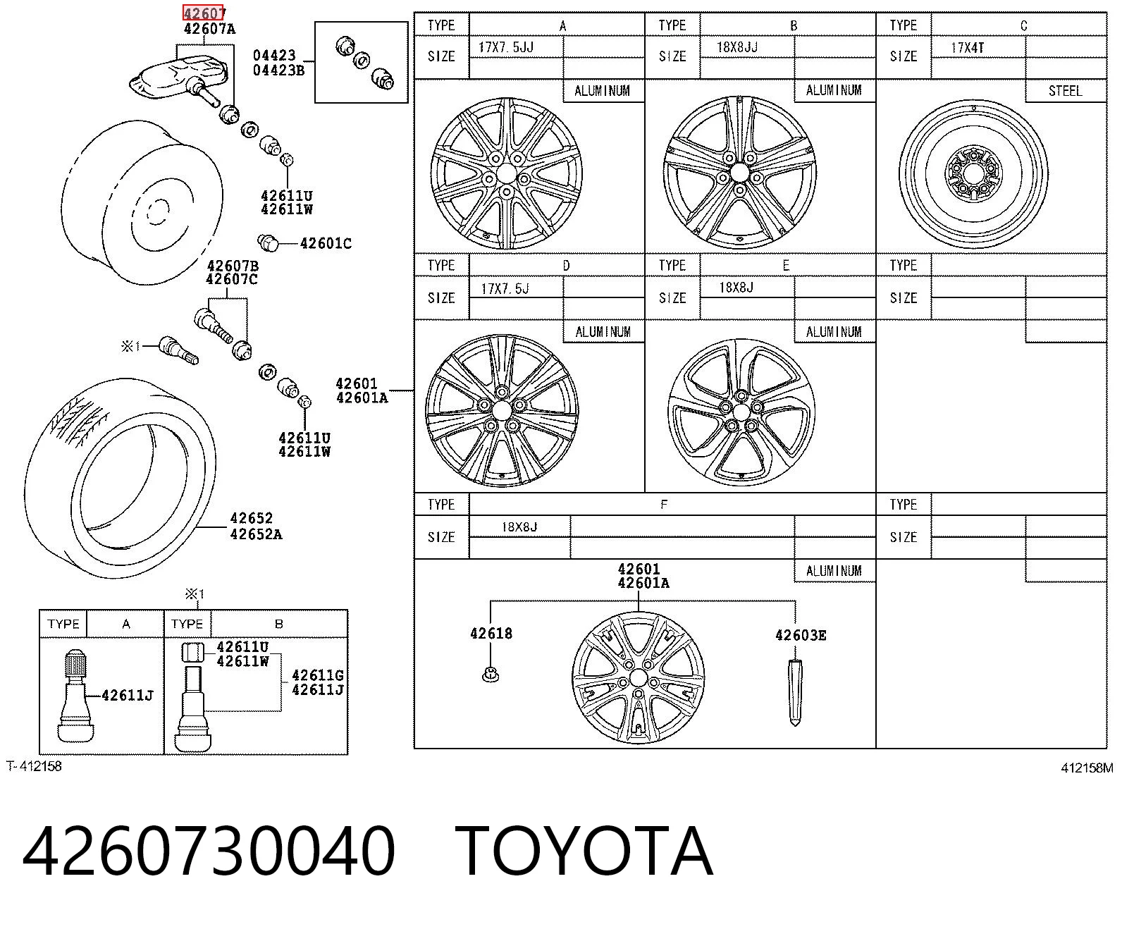 Opel Corsa  (2000 - 2006) Lastik hava basınç sensörü satın al