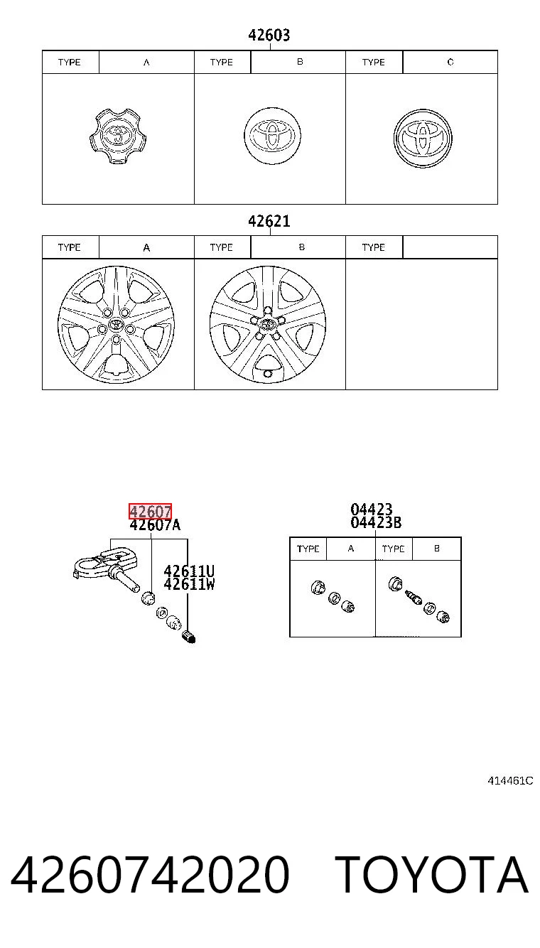Toyota Corolla  (2006 - 2014) Lastik hava basınç sensörü fiyatları