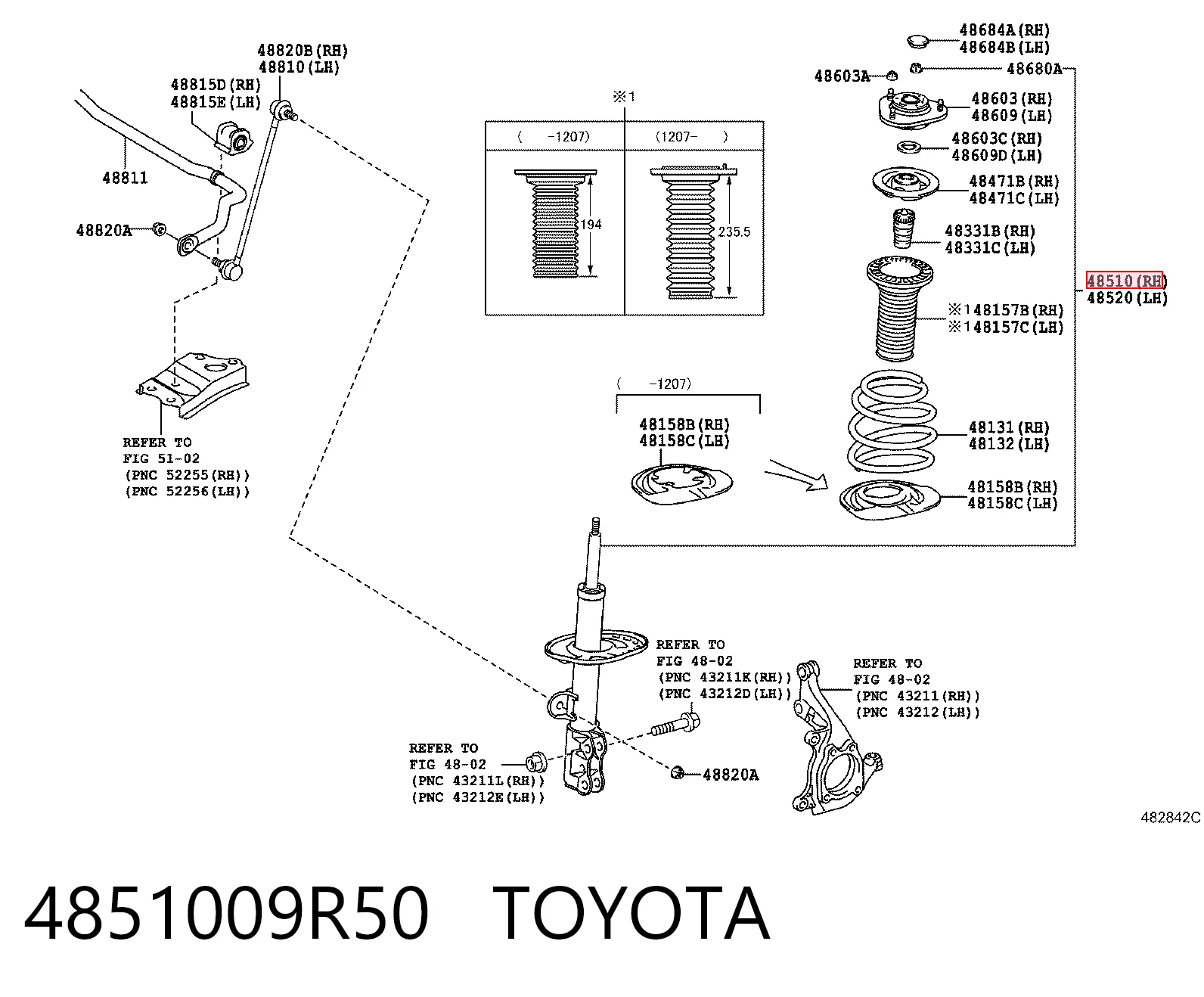 4851009R50 Toyota