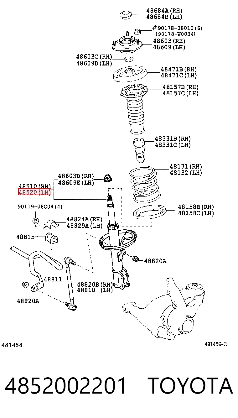 4852002201 Toyota
