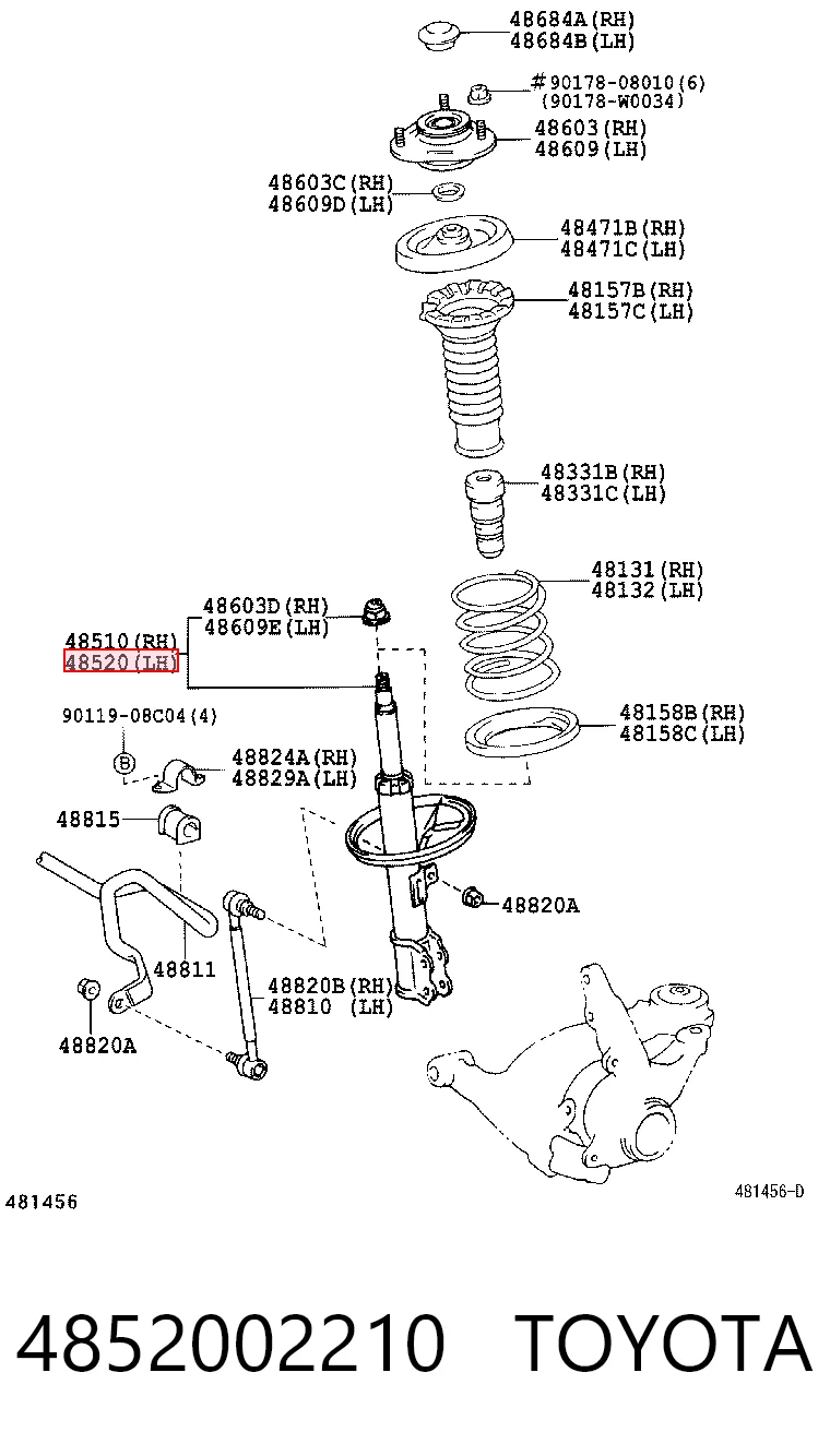 4852002210 Toyota