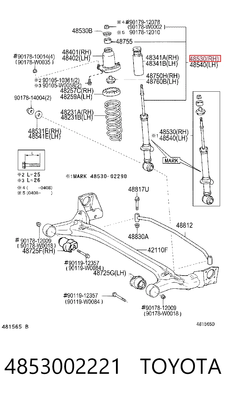 4853002221 Toyota