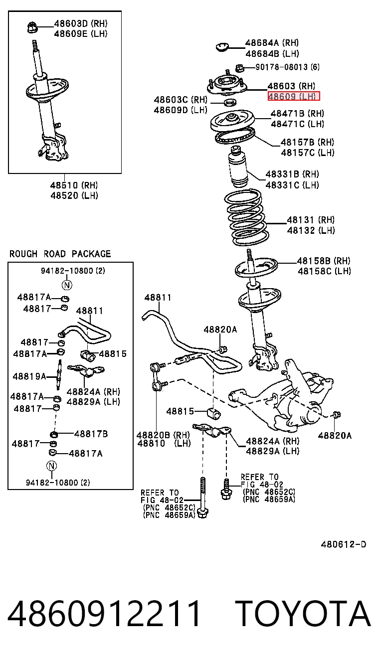 4860912211 Toyota