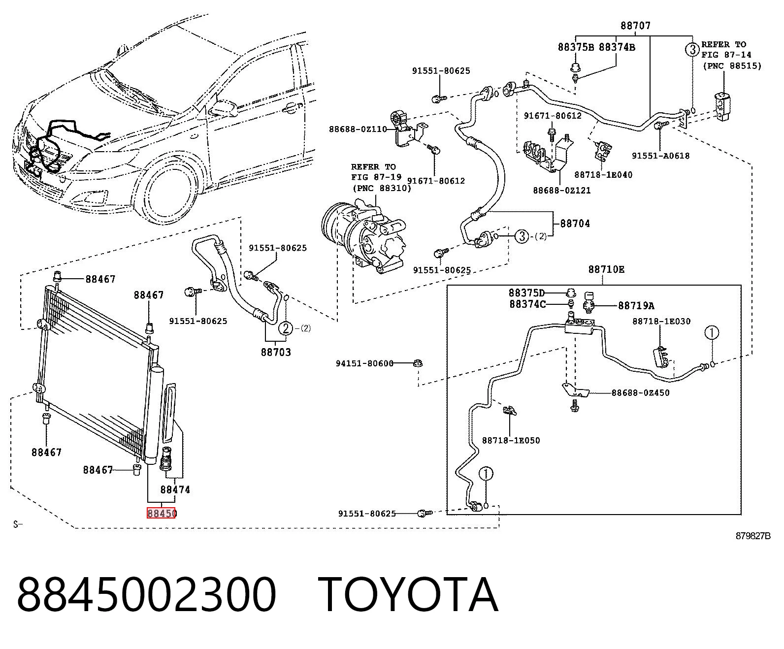 Toyota Corolla  (2006 - 2014) Klima radyatörü fiyatları