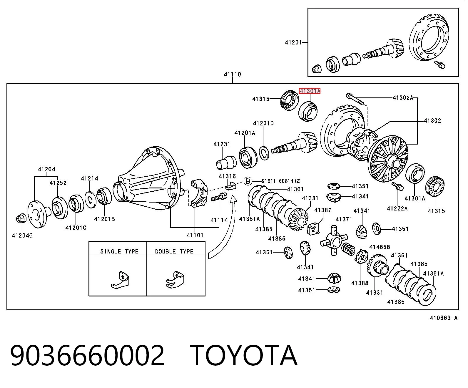 9036660002 Toyota