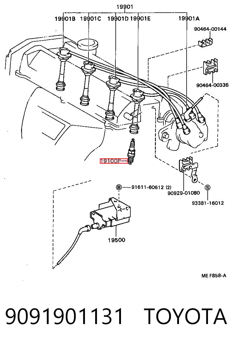 9091901131 Toyota