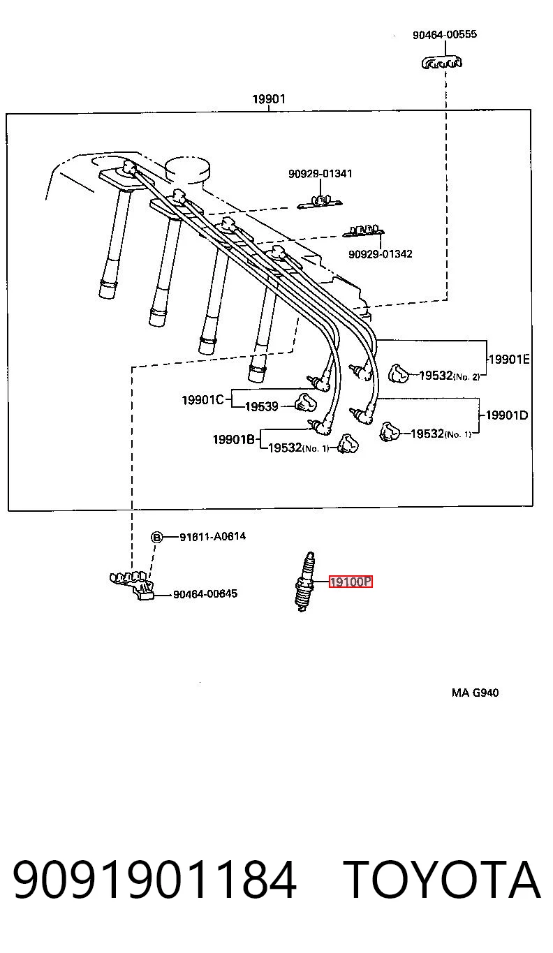 9091901184 Toyota