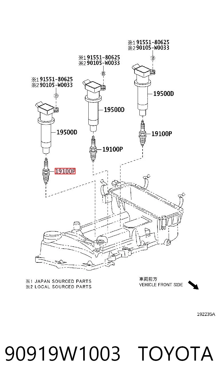 90919W1003 Toyota