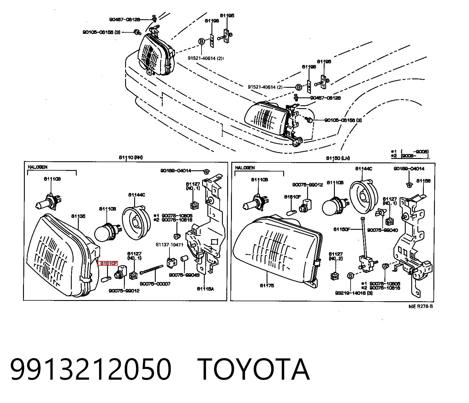 Corolla Tavan lambası ampulü