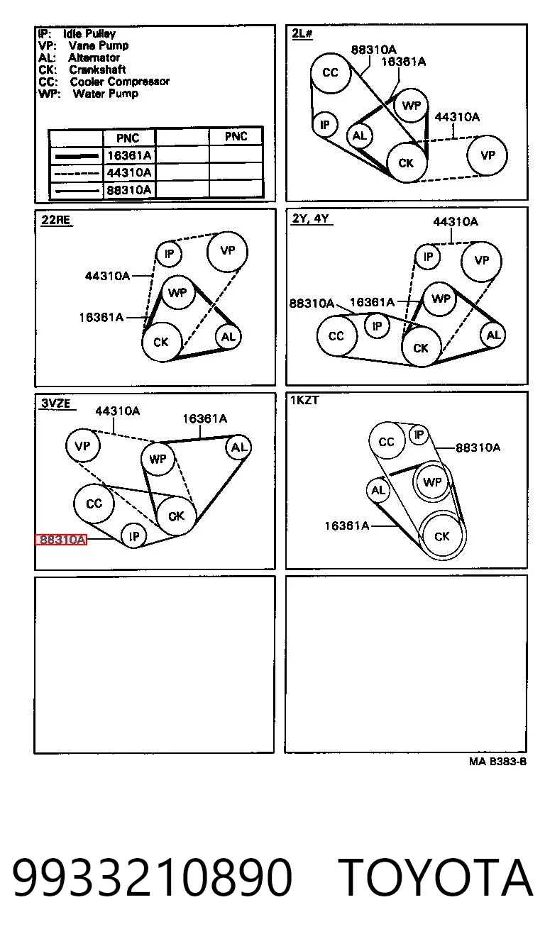 9933210890 Toyota