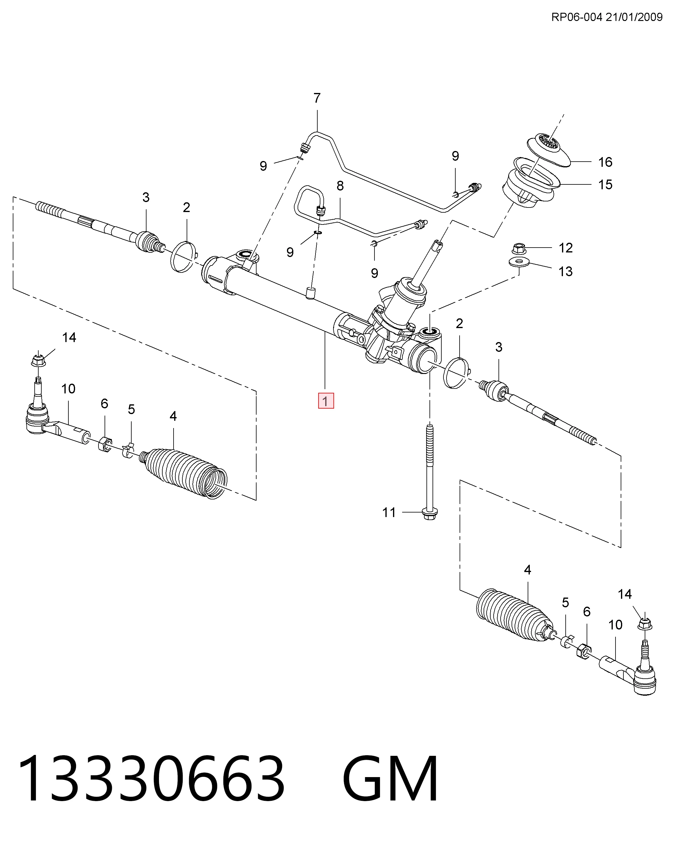 Chevrolet Cruze  (2009 - 2026) Direksiyon kremayeri fiyatları