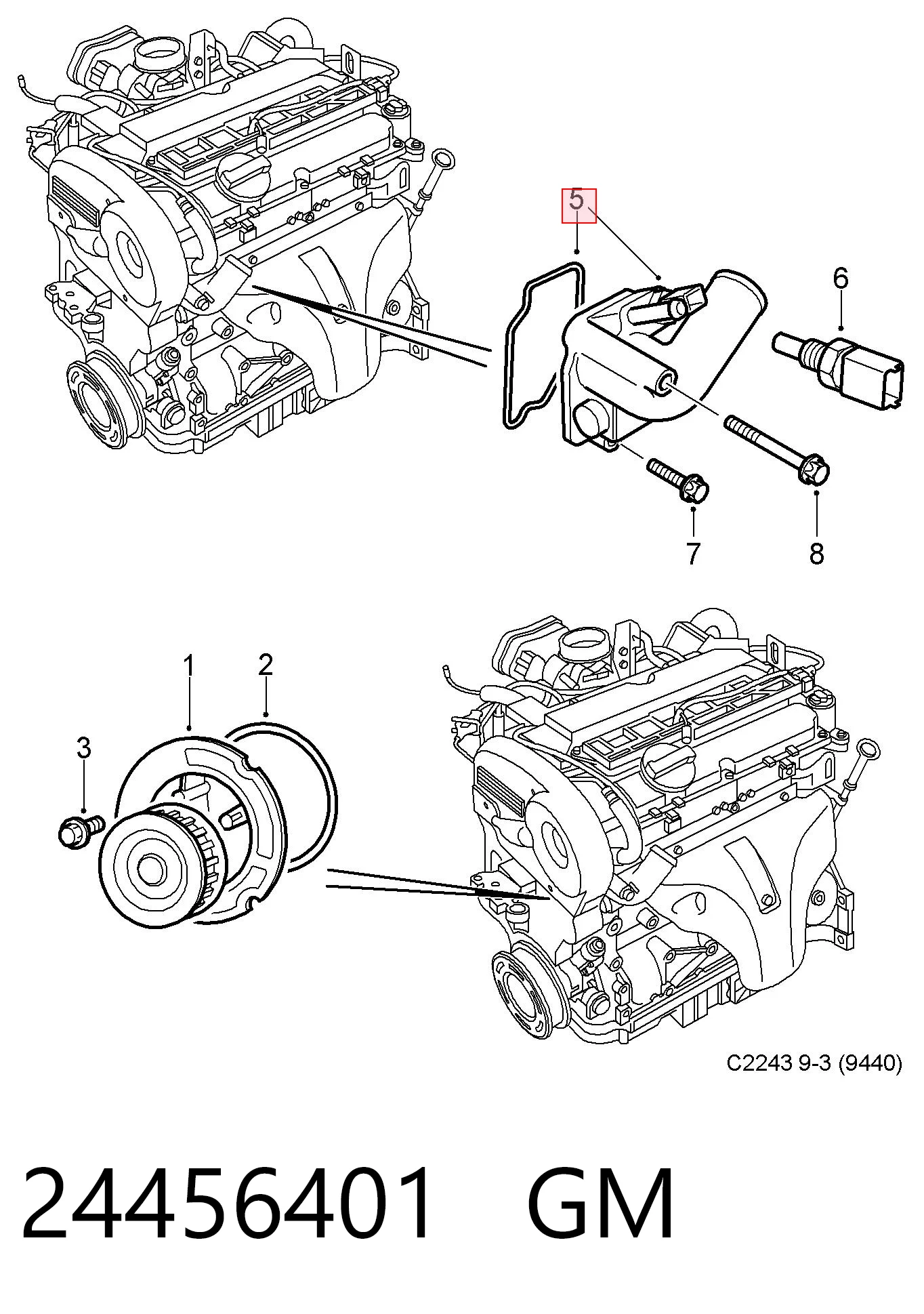 Astra G Termostat yuvası