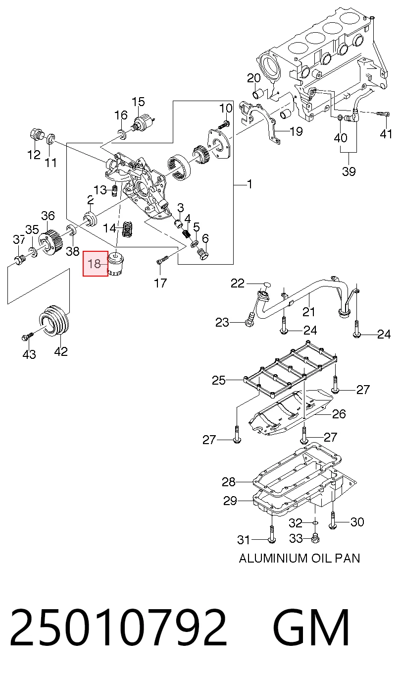Chevrolet Captiva I Yağ filtresi