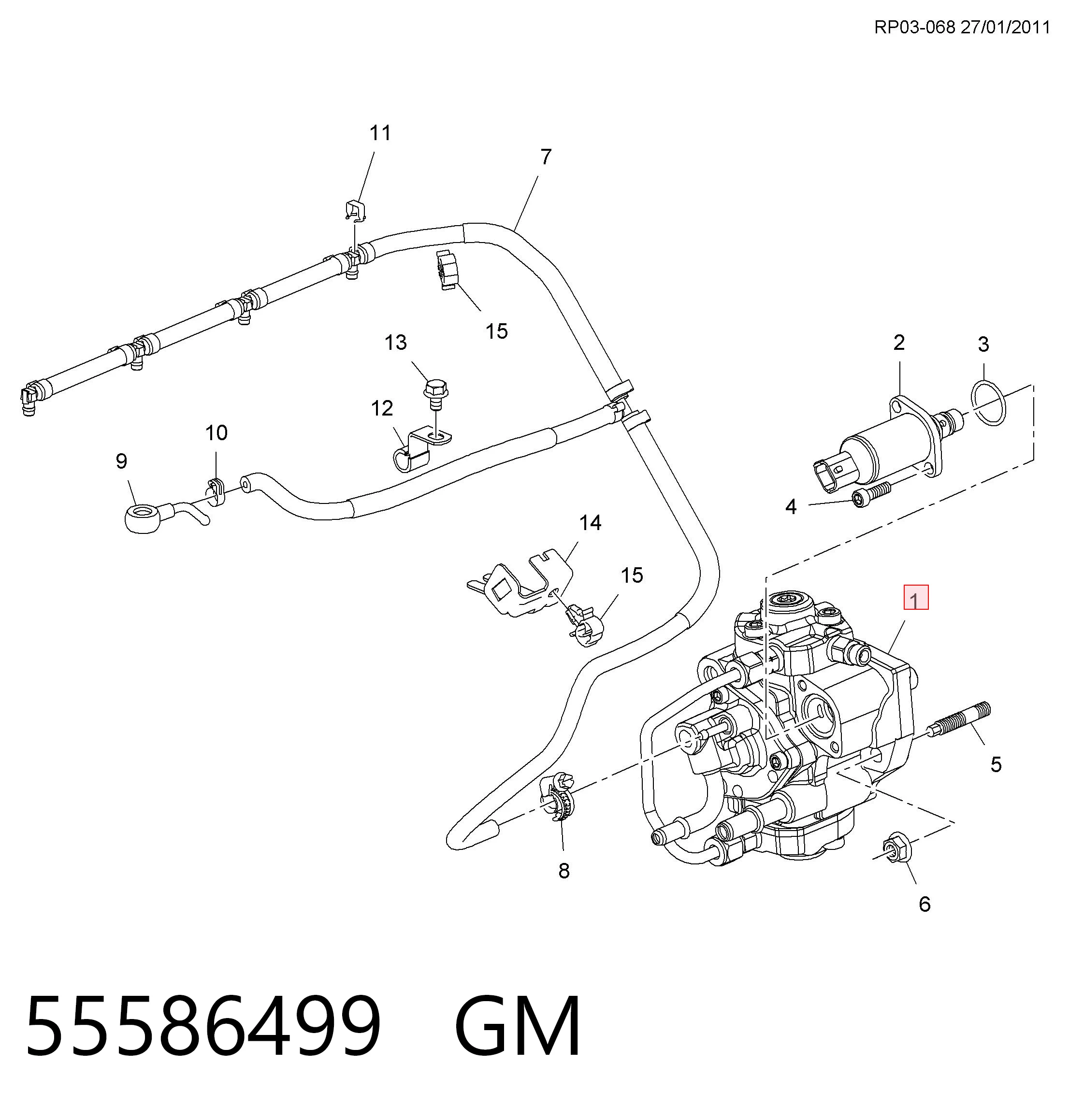 Chevrolet Cruze  Mazot pompası Türkiye fiyatı
