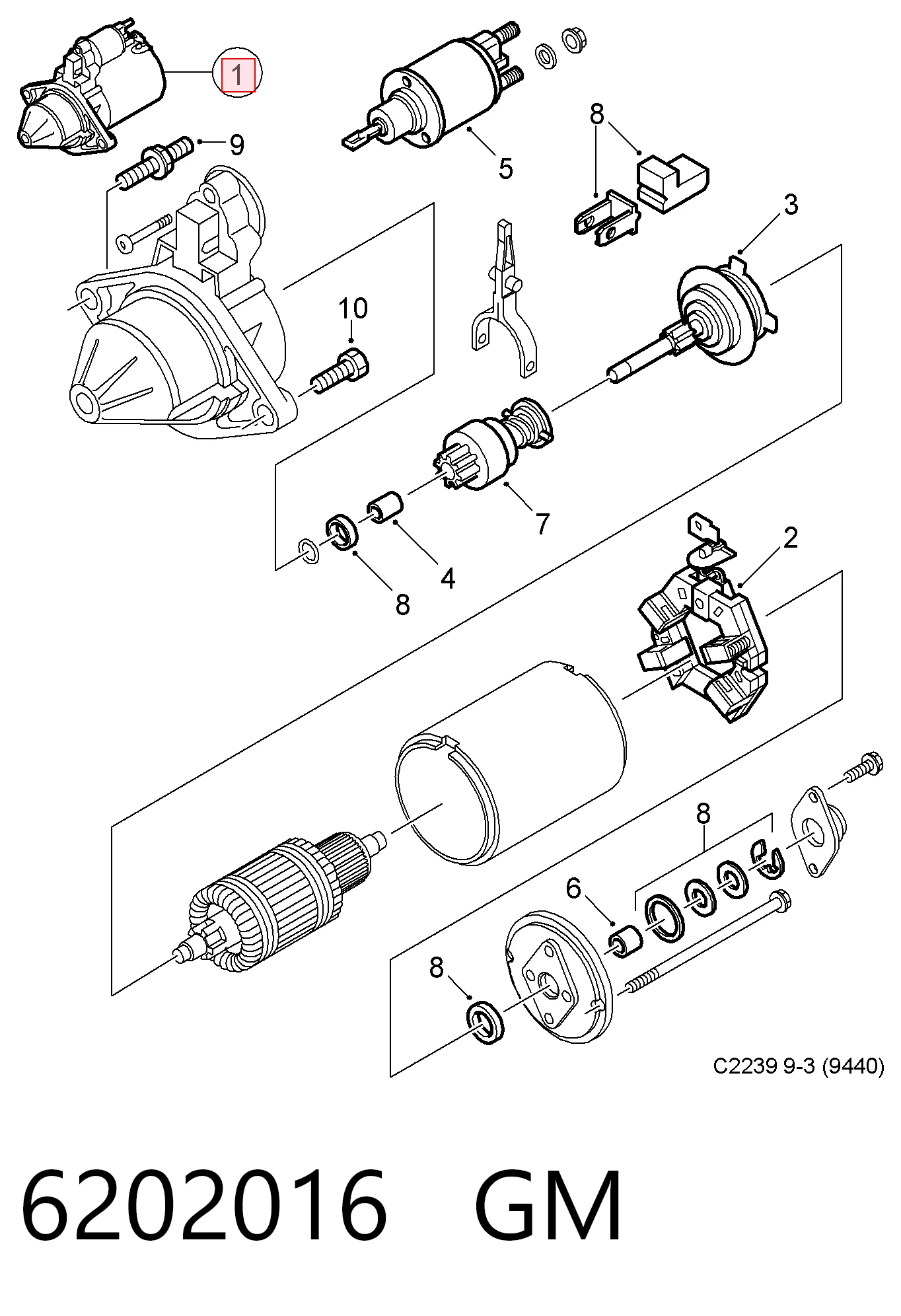 Astra J Sports Tourer station wagon (P10) (2010 - 2015) Marş motoru