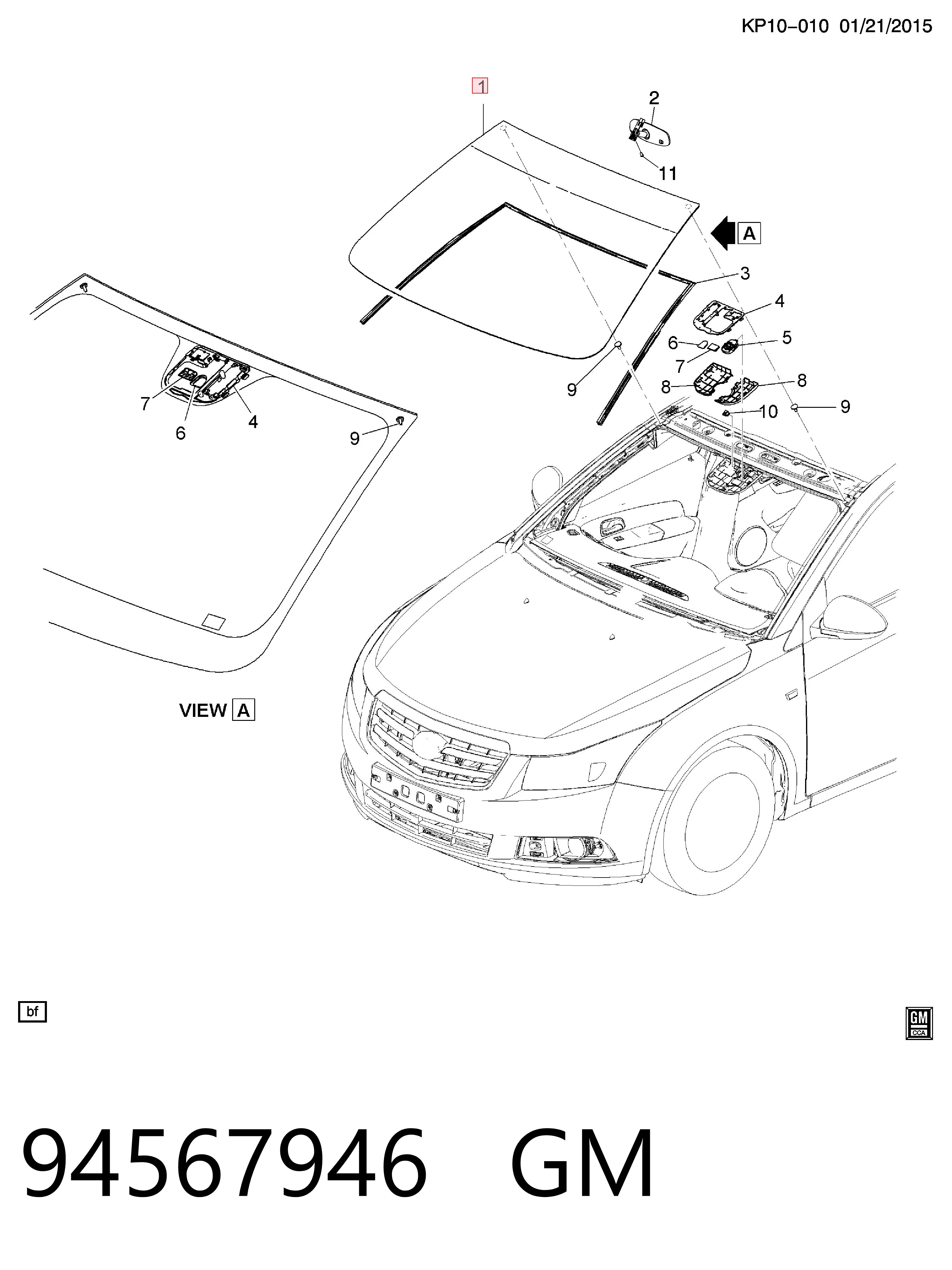 Cruze sedan (J300) (2009 - 2026) Cam