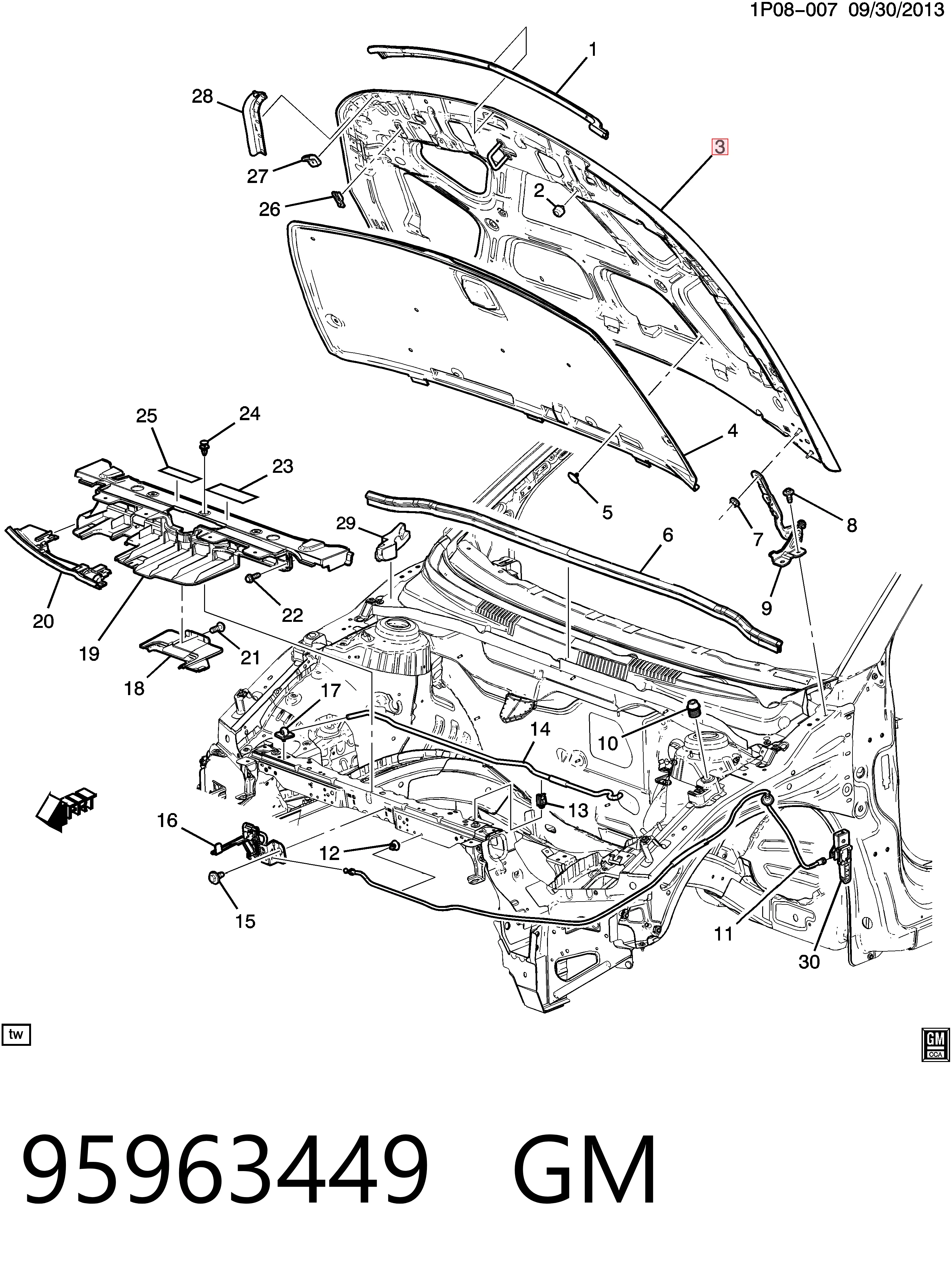 Chevrolet Cruze  (2009 - 2026) Kaput fiyatları
