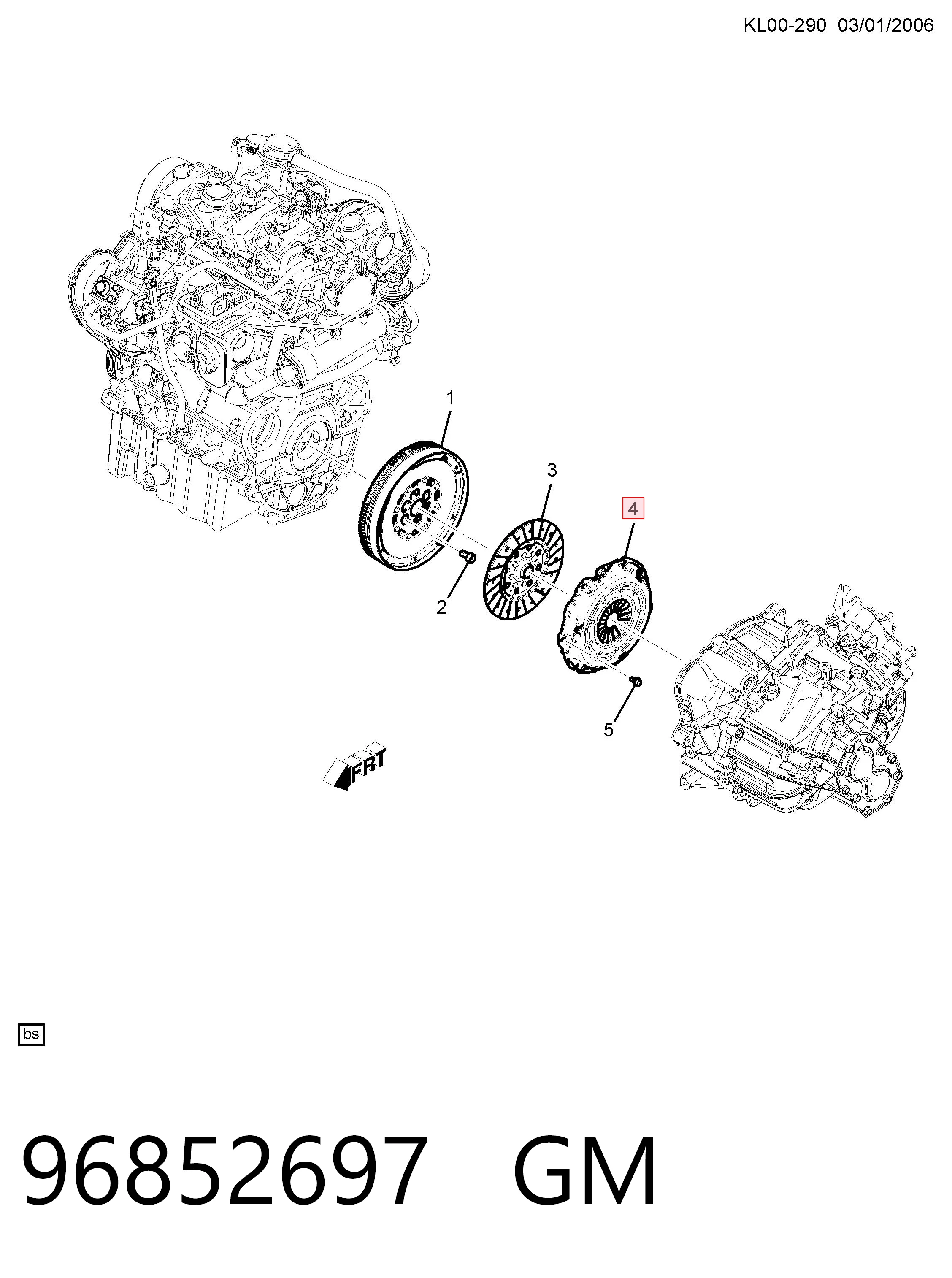 Chevrolet Captiva I (2006 - 2010) Debriyaj baskı sacı satın al