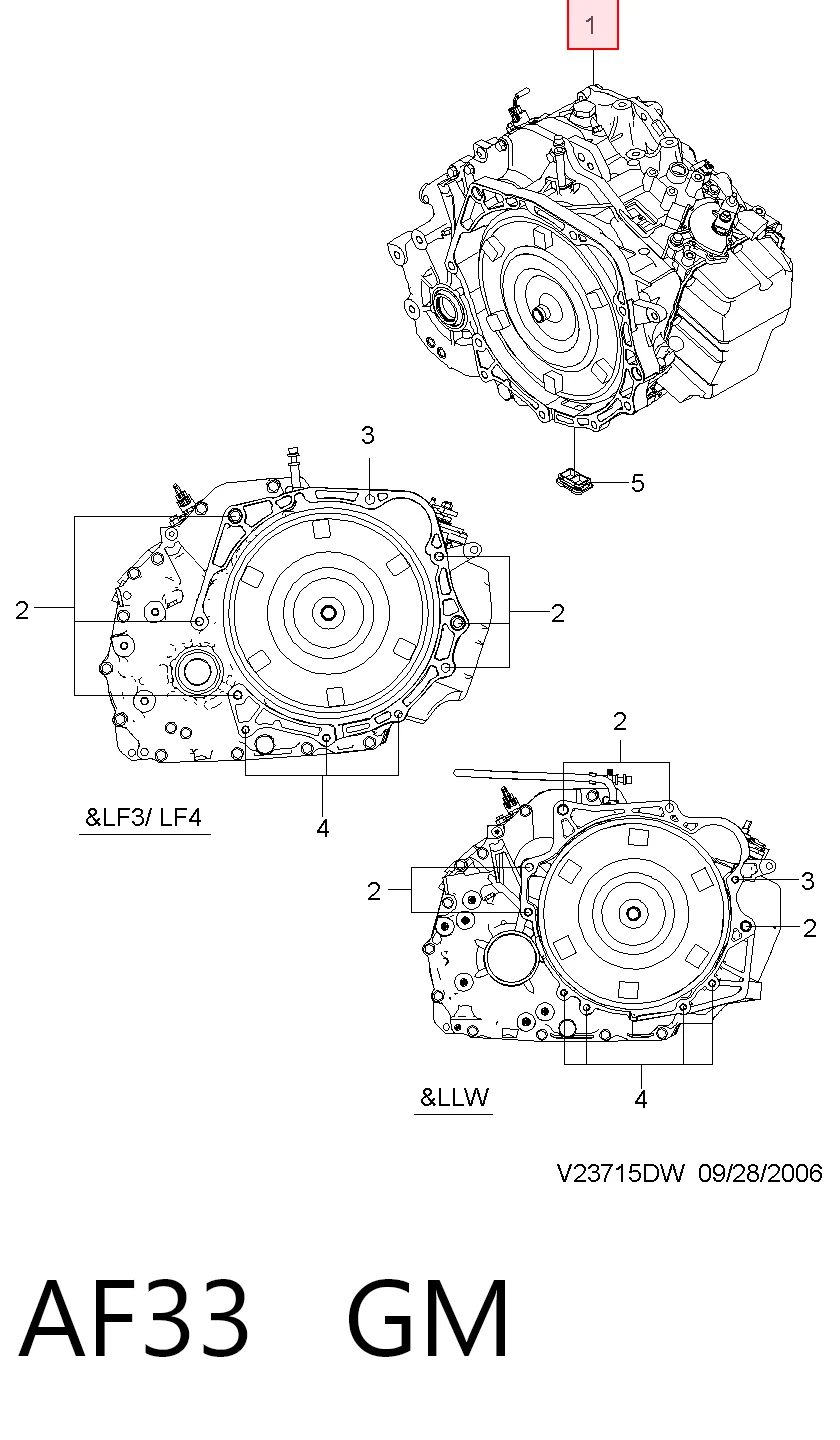 Chevrolet Captiva I (2006 - 2010) Otomatik şanzıman komple fiyatı