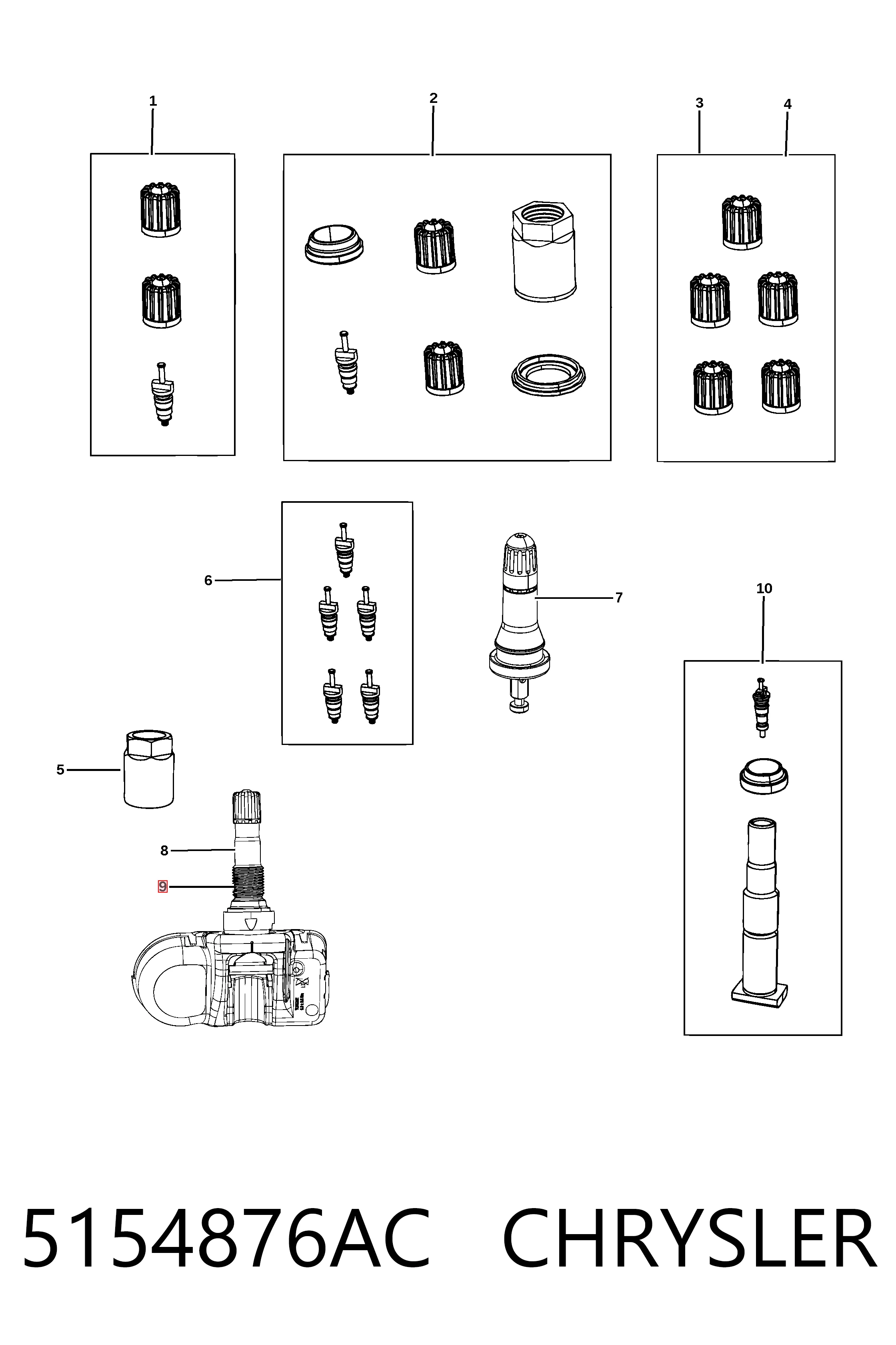 Berlingo  TPMS Sensörü