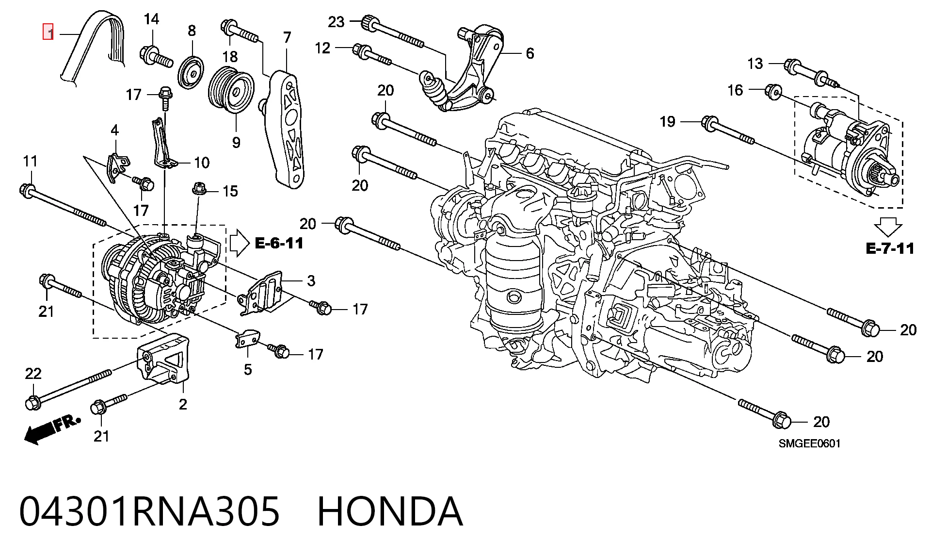 Civic VIII Alternatör kayışı