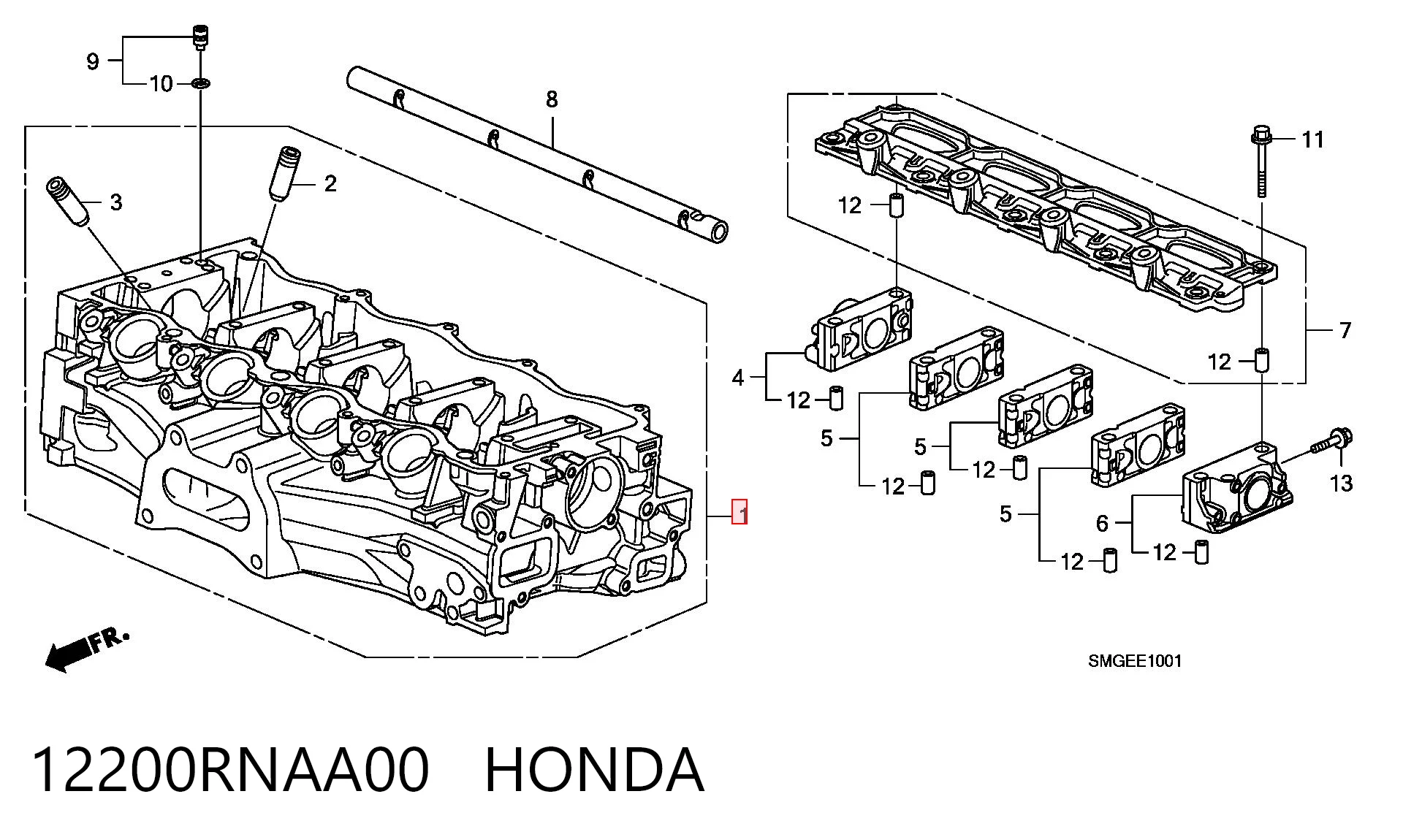 Honda Civic VIII (2005 - 2013) Silindir kapağı fiyatı