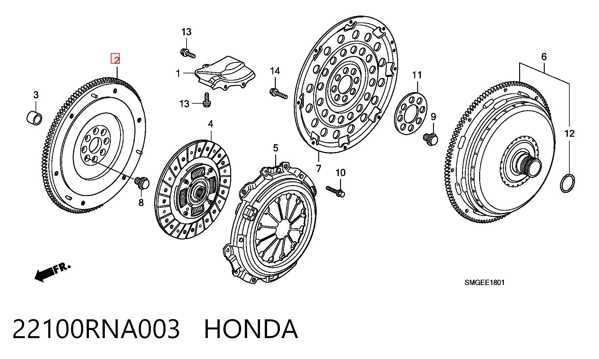Honda Civic VIII (2005 - 2013) Motor volanı fiyatı