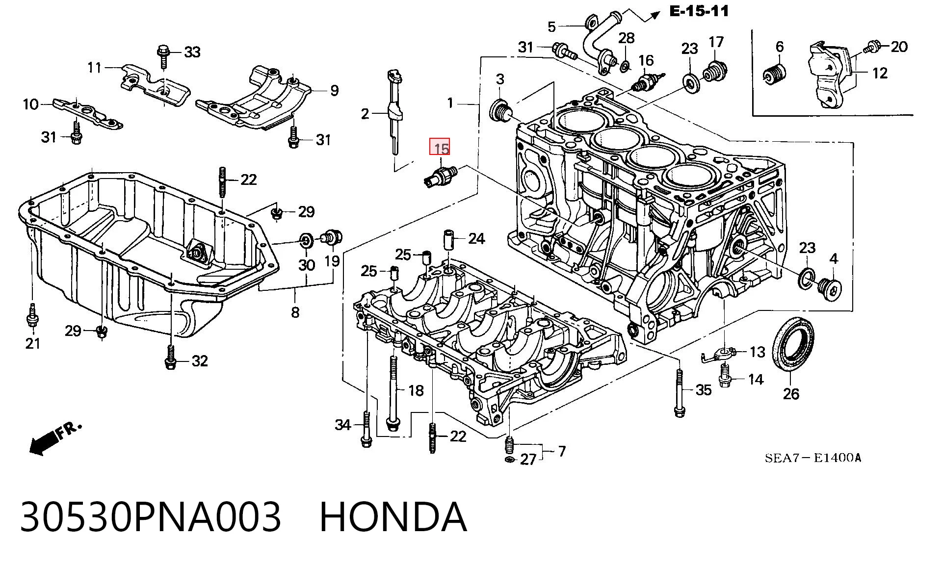 30530PNA003 Honda